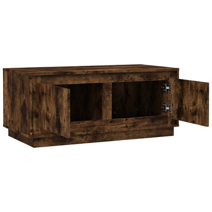 Salongbord Sofabord Røkt Eik 102x50x44 cm