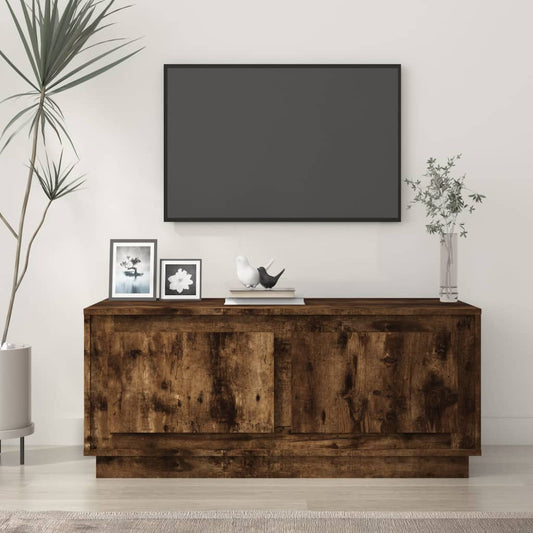 Salongbord Sofabord Røkt Eik 102x50x44 cm
