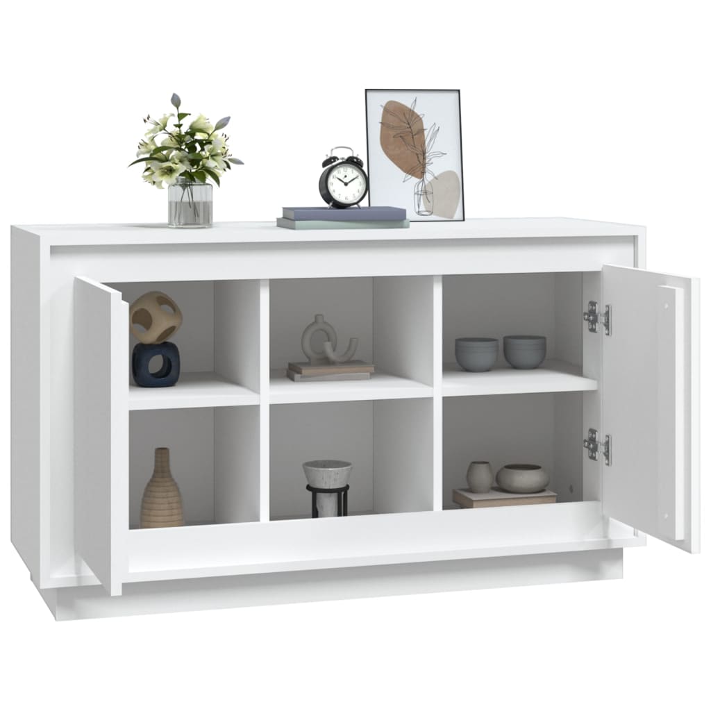 Kommode Hvit 102x35x60 cm