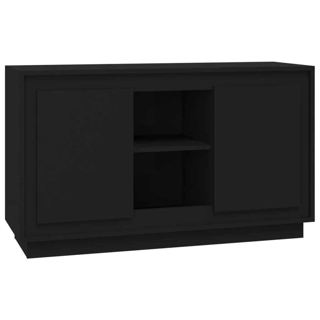 Kommode Svart 102x35x60 cm