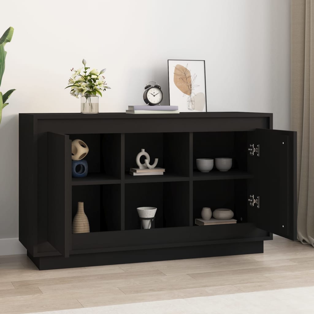 Kommode Svart 102x35x60 cm