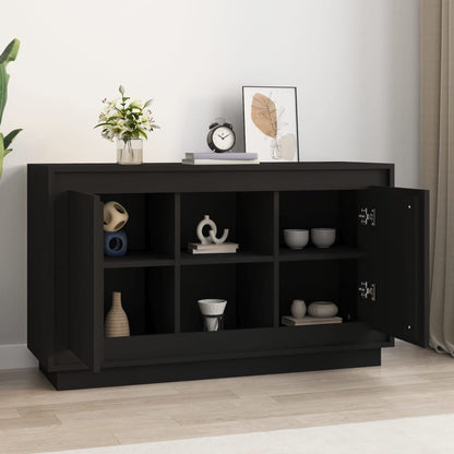 Kommode Svart 102x35x60 cm
