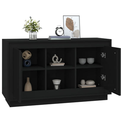 Kommode Svart 102x35x60 cm