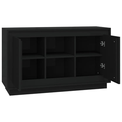 Kommode Svart 102x35x60 cm