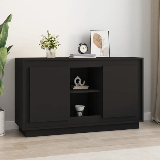 Kommode Svart 102x35x60 cm