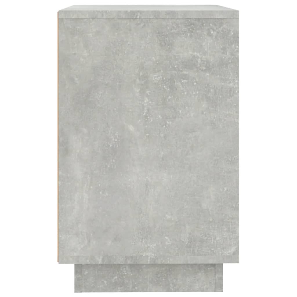 Kommode Betonggrå 102x35x60 cm