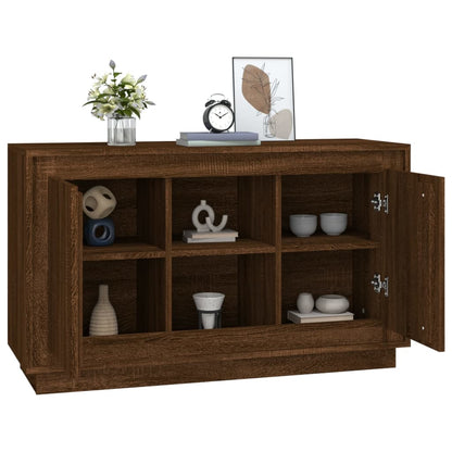 Kommode Brun Eik 102x35x60 cm