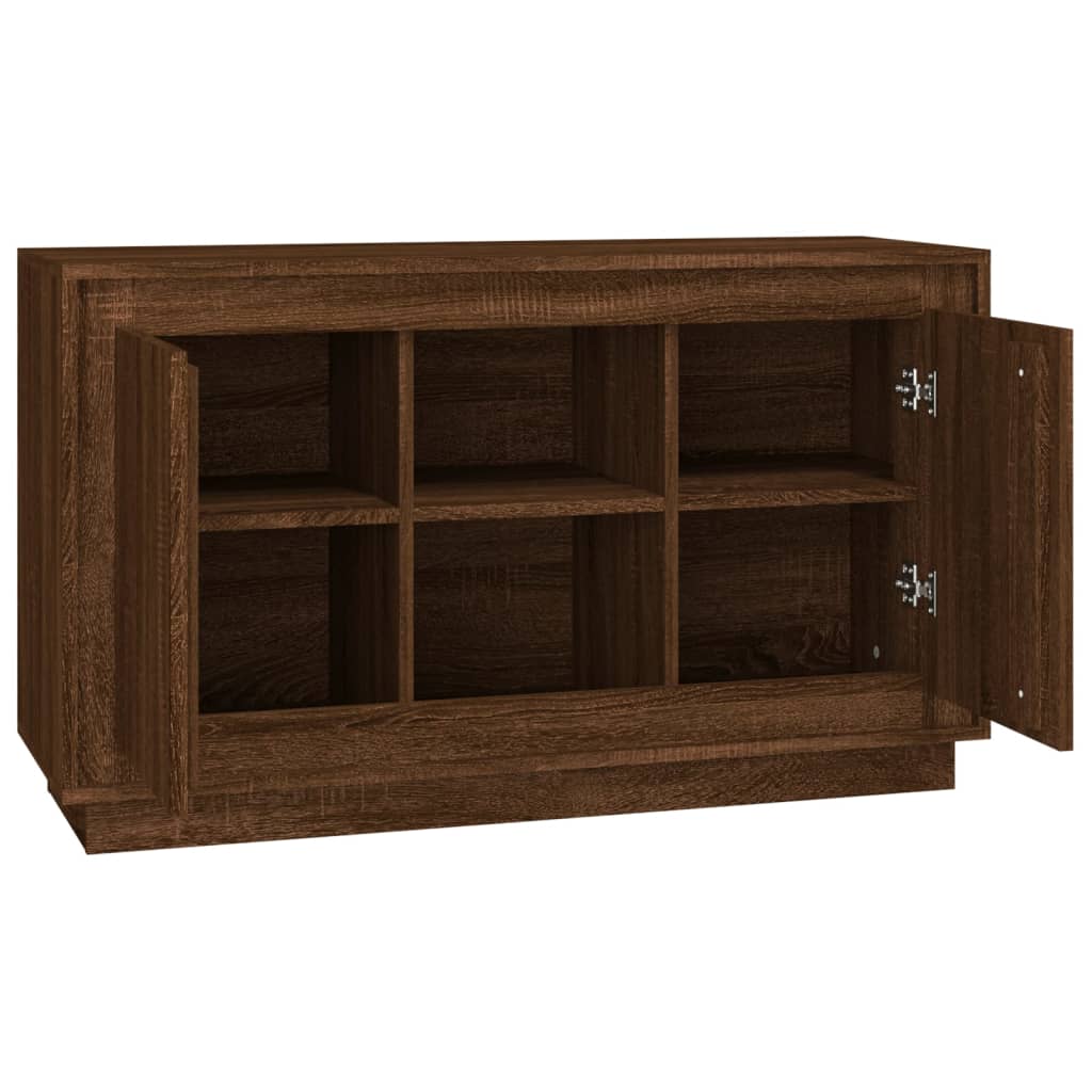 Kommode Brun Eik 102x35x60 cm
