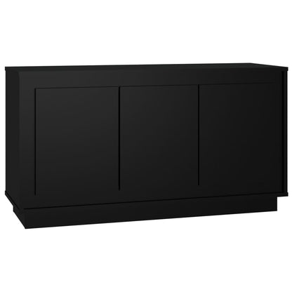 Kommode Svart 102x35x55 cm
