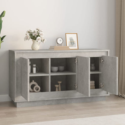 Kommode Betonggrå 102x35x55 cm