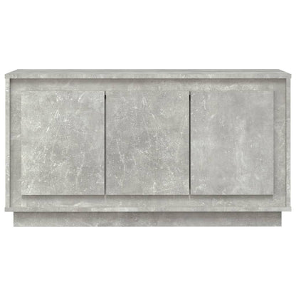 Kommode Betonggrå 102x35x55 cm
