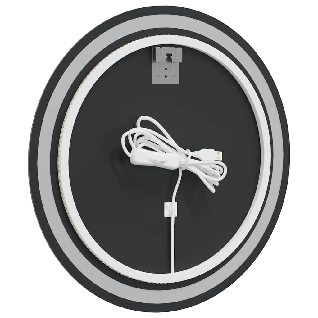 Baderomsspeil LED 60 cm rundt