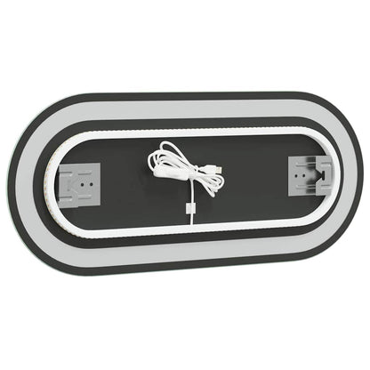 Baderomsspeil LED 70x30 cm oval