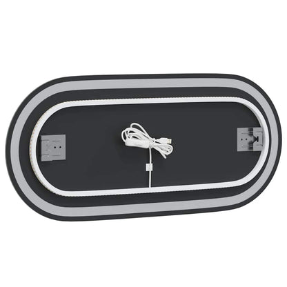 Baderomsspeil LED 80x35 cm oval