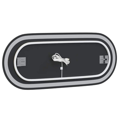 Baderomsspeil LED 90x40 cm oval