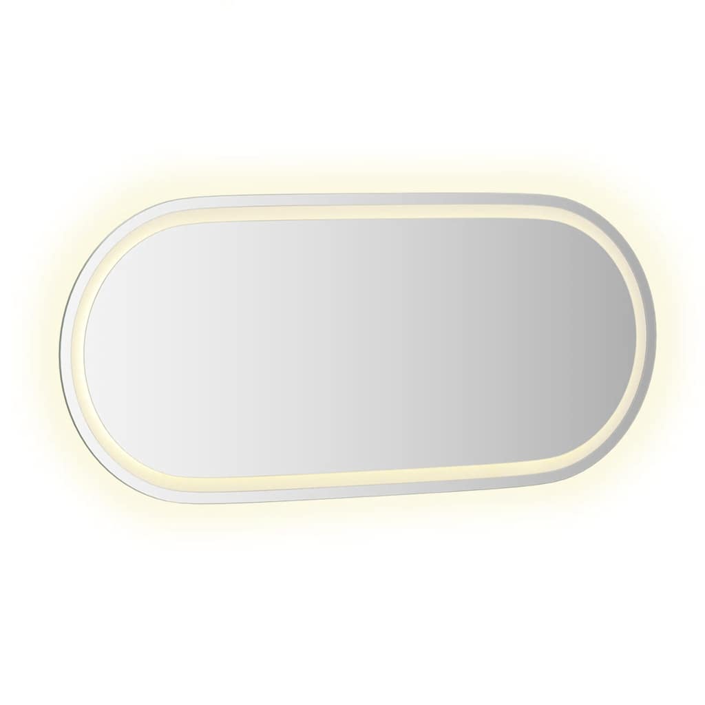 Baderomsspeil LED 100x45 cm oval