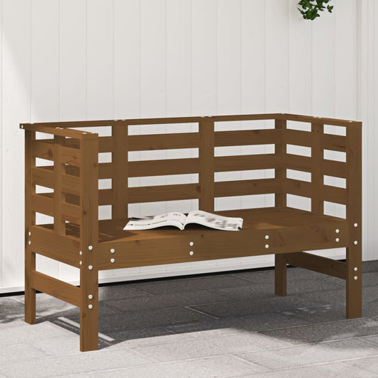 Hagebenk Tre honningbrun 111,5x53x71 cm heltre furu