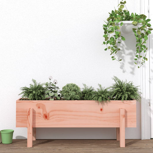Utendørs Blomsterkasse Plantekasse Tre 101x30x38 cm heltre douglasgran