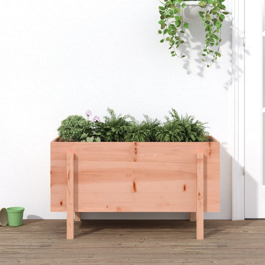 Utendørs Blomsterkasse Plantekasse Tre 101x50x57 cm heltre douglasgran