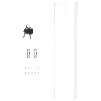 Smykkeskap Tre Vegghengt speil 30x8,5x67 cm