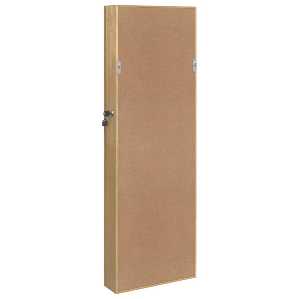 Smykkeskap Tre Vegghengt speil 30x8,5x90 cm