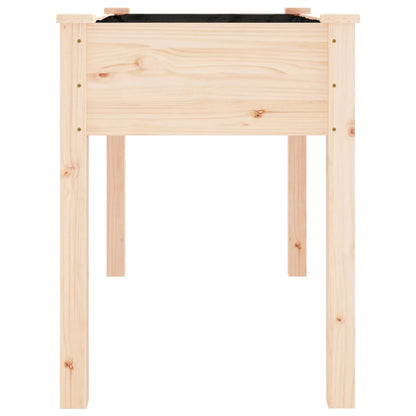 Plantekasse med foring 118x59x76 cm heltre gran