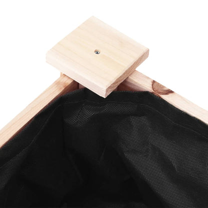 Plantekasse med foring 118x59x76 cm heltre gran