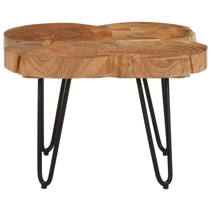 Salongbord Sofabord Tre heltre akasie 36 cm 4 trestammer