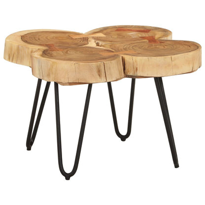 Salongbord Sofabord Tre heltre akasie 36 cm 4 trestammer