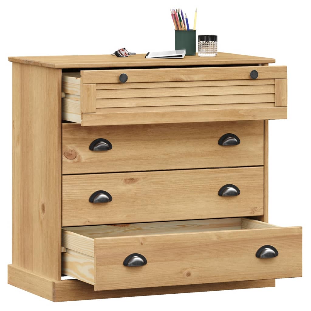 Kommode Tre heltre furu VIGO 80x40x76 cm