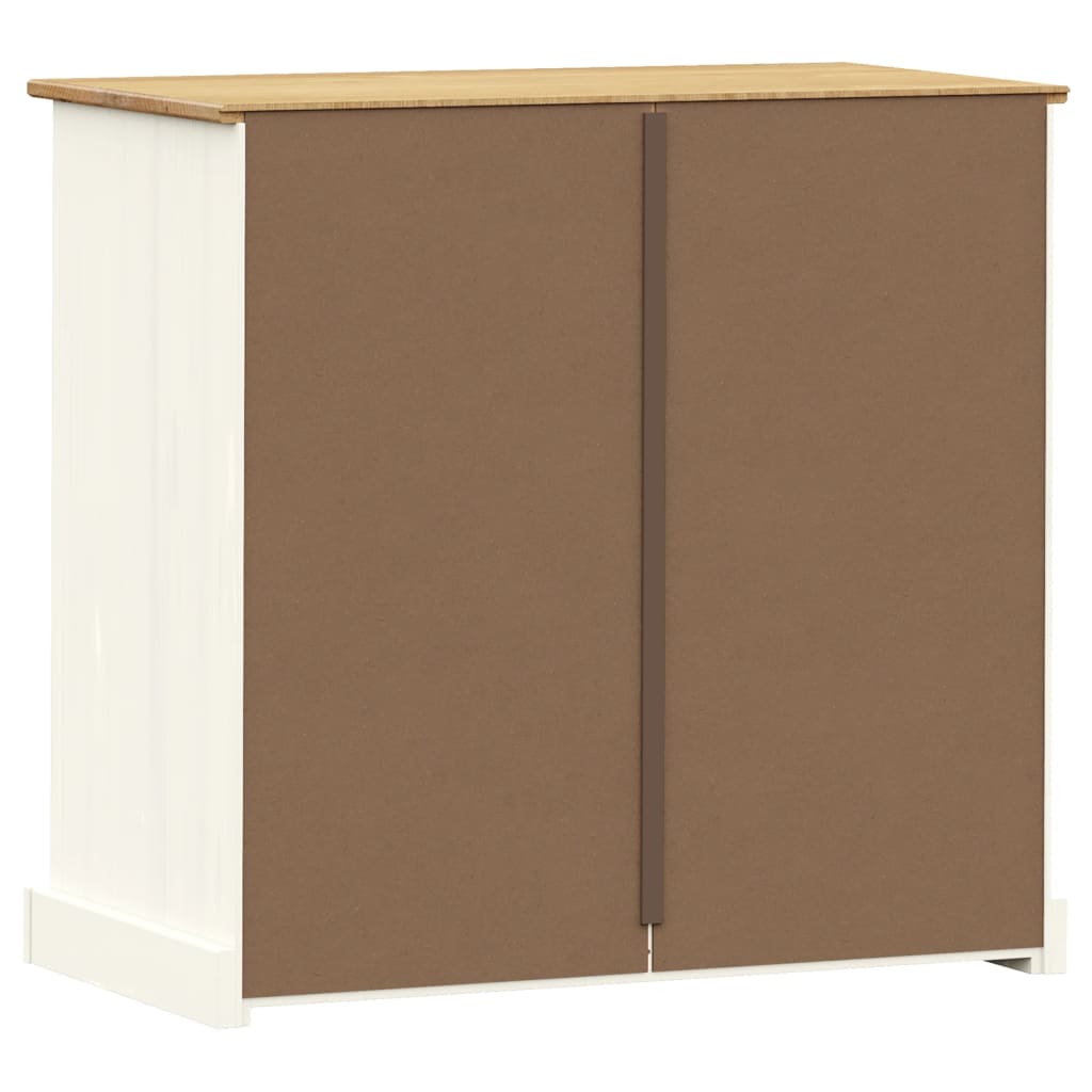 Kommode Hvit VIGO 80x40x76 cm heltre furu