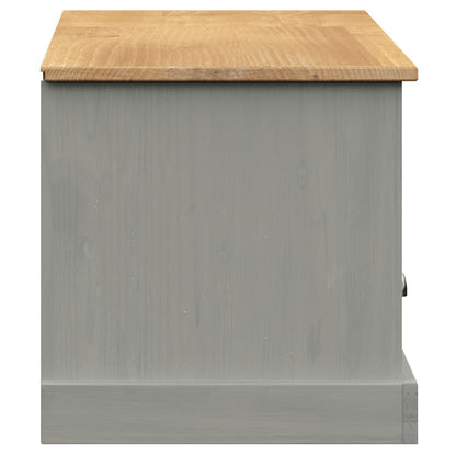 TV-Møbel Grå TV-benk VIGO 156x40x40 cm heltre furu