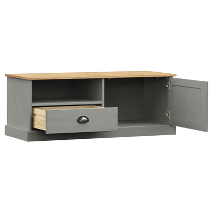 TV-Møbel Grå TV-benk VIGO 106x40x40 cm heltre furu
