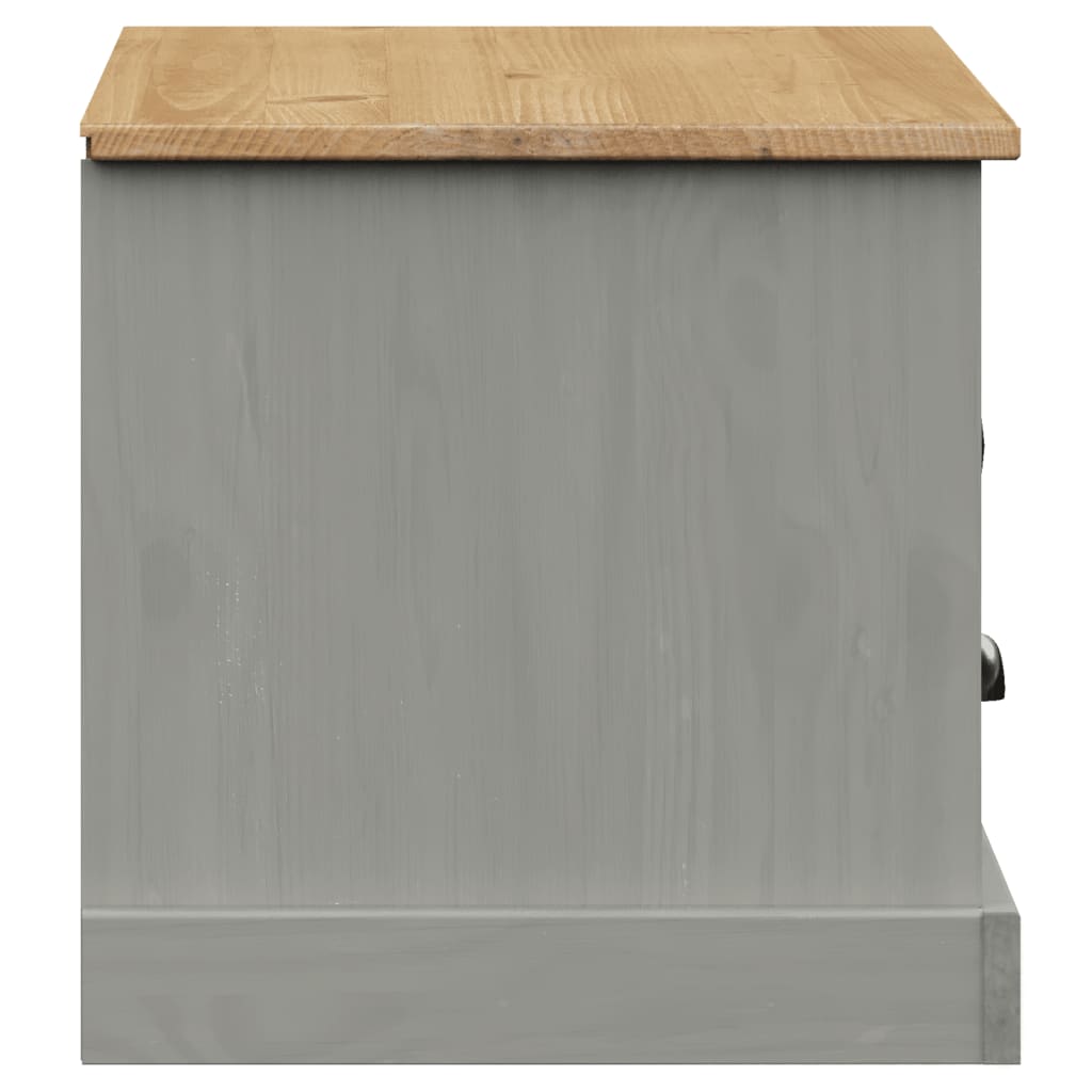 TV-Møbel Grå TV-benk VIGO 106x40x40 cm heltre furu