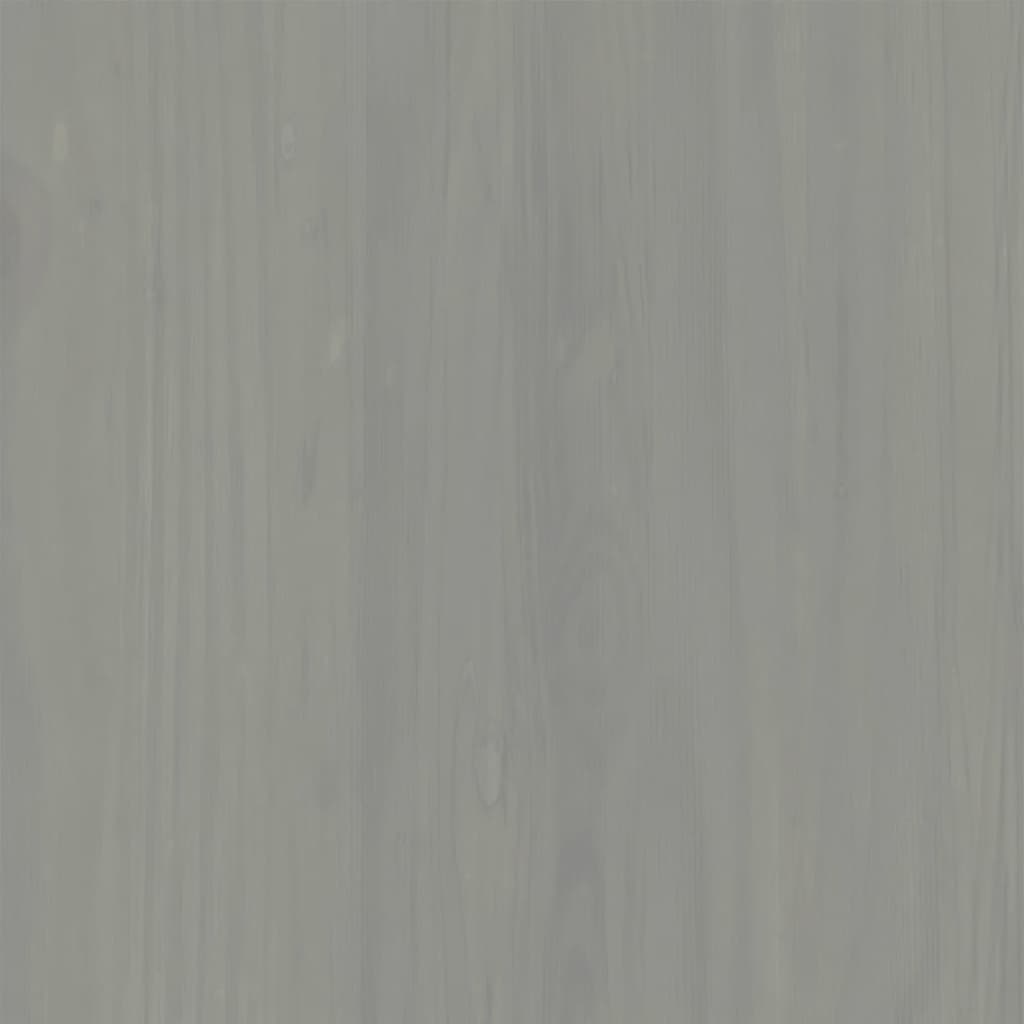 Skobenk VIGO grå 106x35x45 cm heltre furu