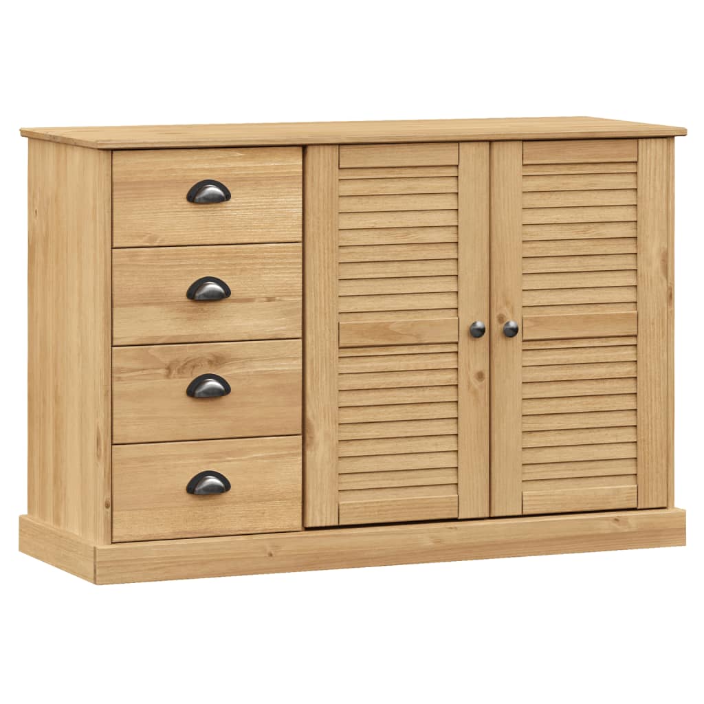 Skjenk Tre med skuffer VIGO 113x40x75 cm heltre furu