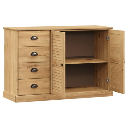 Skjenk Tre med skuffer VIGO 113x40x75 cm heltre furu