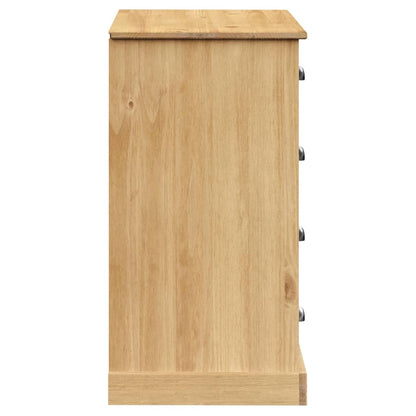 Skjenk Tre med skuffer VIGO 113x40x75 cm heltre furu