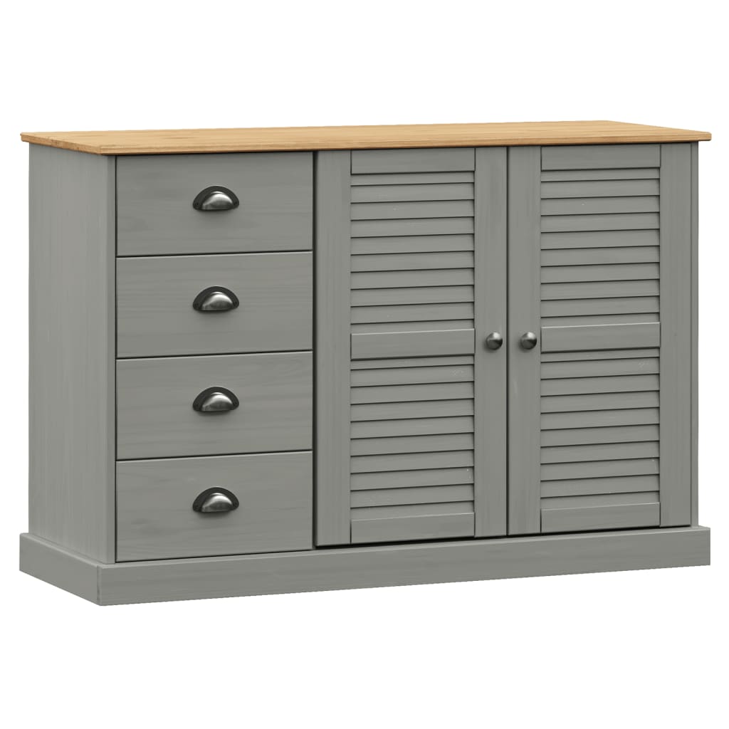 Skjenk Tre med skuffer VIGO 113x40x75 cm heltre furu