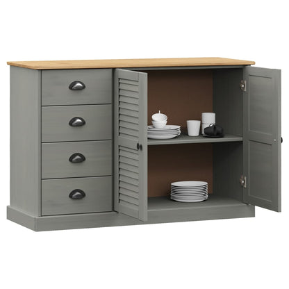 Skjenk Tre med skuffer VIGO 113x40x75 cm heltre furu