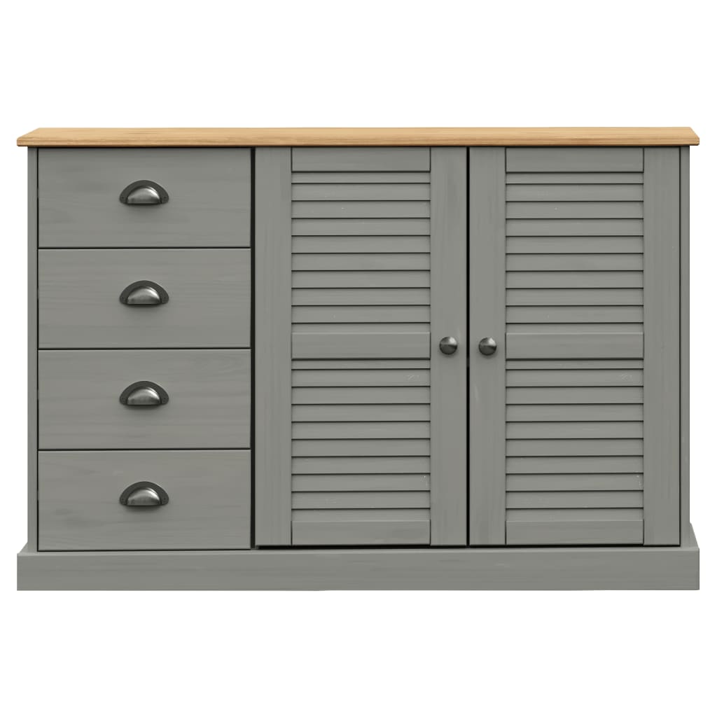 Skjenk Tre med skuffer VIGO 113x40x75 cm heltre furu