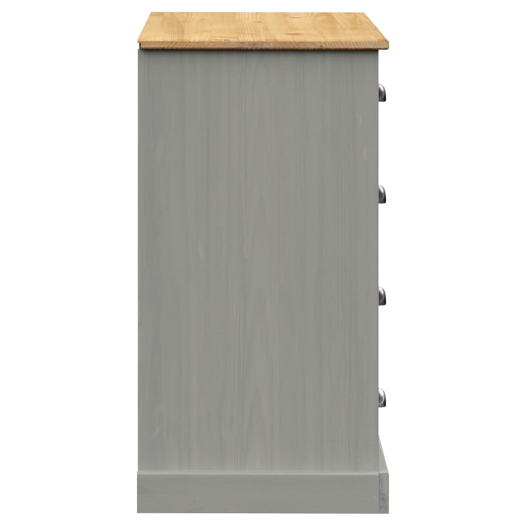 Skjenk Tre med skuffer VIGO 113x40x75 cm heltre furu