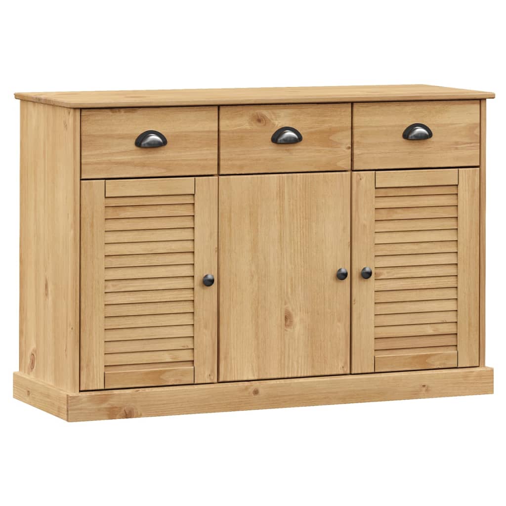 Skjenk Tre med skuffer VIGO 113x40x75 cm heltre furu