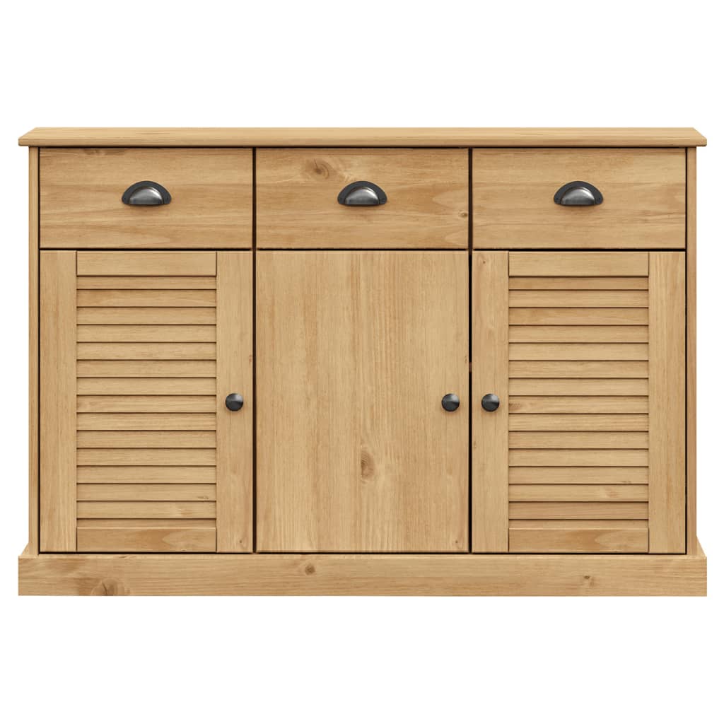 Skjenk Tre med skuffer VIGO 113x40x75 cm heltre furu