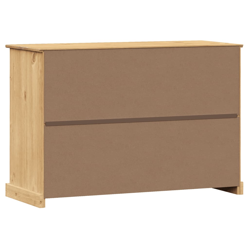 Skjenk Tre med skuffer VIGO 113x40x75 cm heltre furu