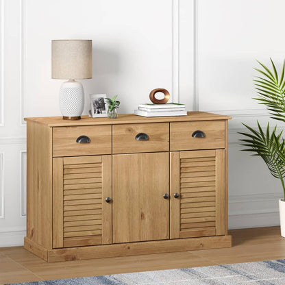Skjenk Tre med skuffer VIGO 113x40x75 cm heltre furu