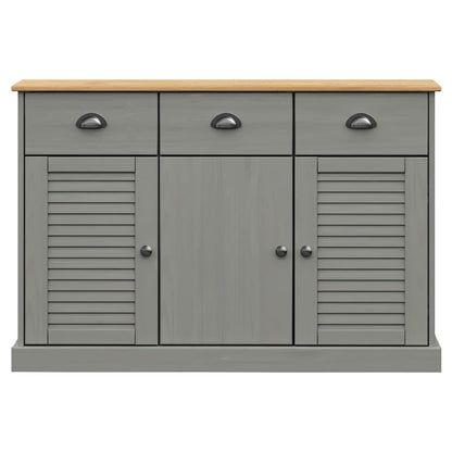 Skjenk Hvit Tre heltre furu med skuffer VIGO 113x40x75 cm