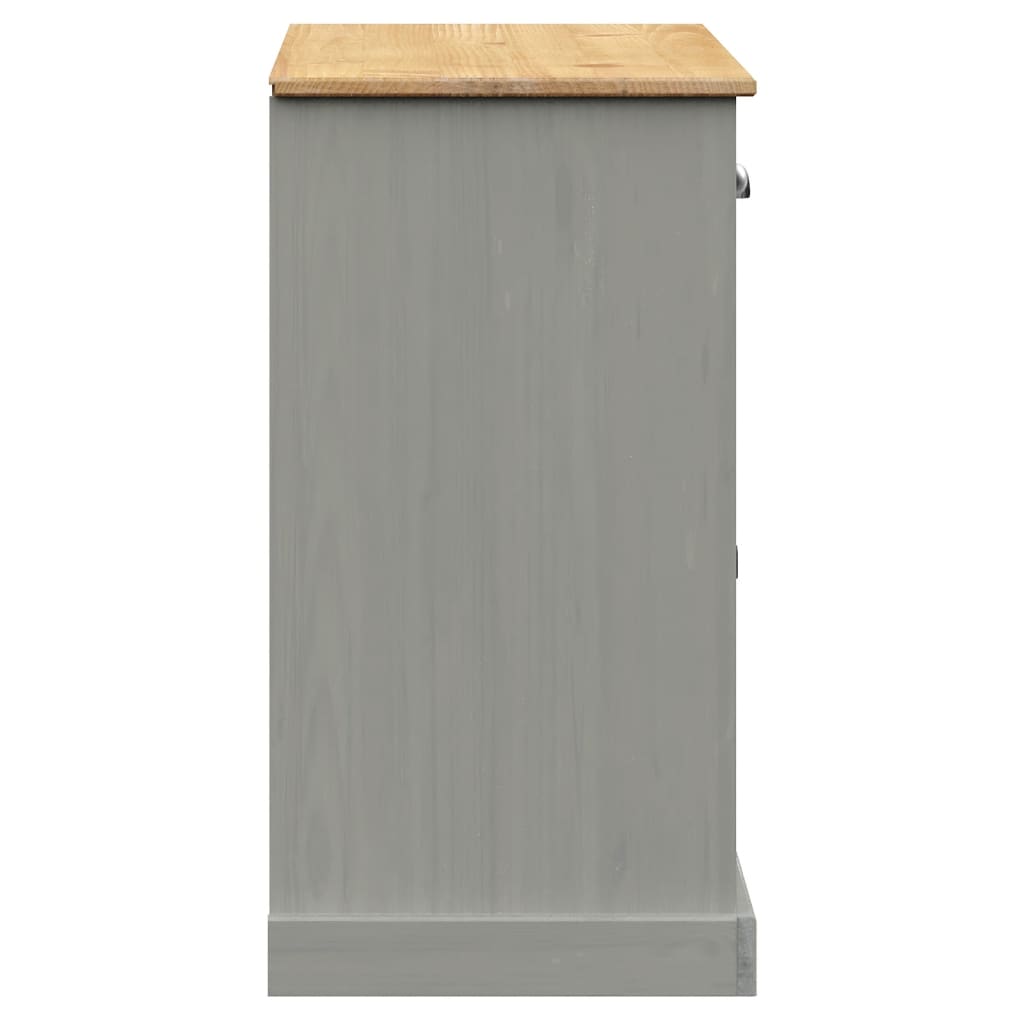 Skjenk Hvit Tre heltre furu med skuffer VIGO 113x40x75 cm