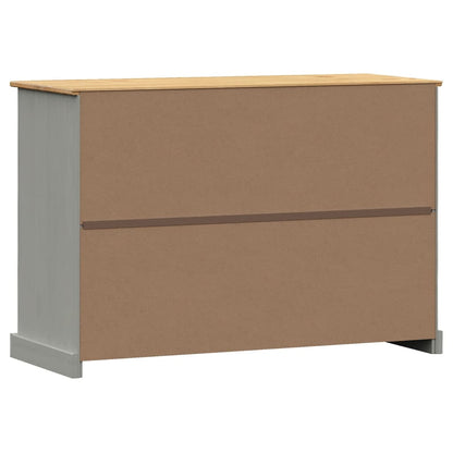 Skjenk Hvit Tre heltre furu med skuffer VIGO 113x40x75 cm