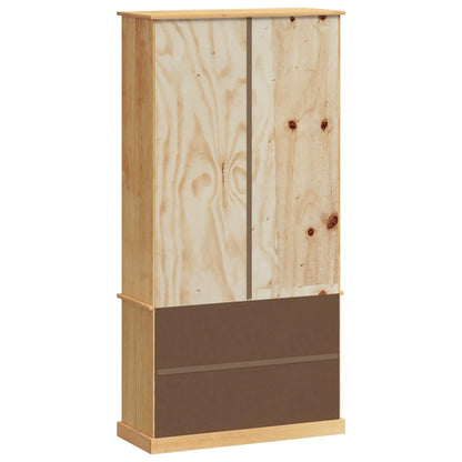 Bokhylle Tre VIGO 85x35x170 cm heltre furu